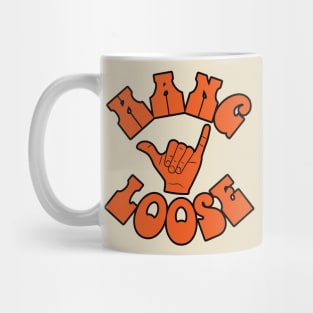 Hang Loose ))(( Shaka Surfing Sign Hawaii Design Mug